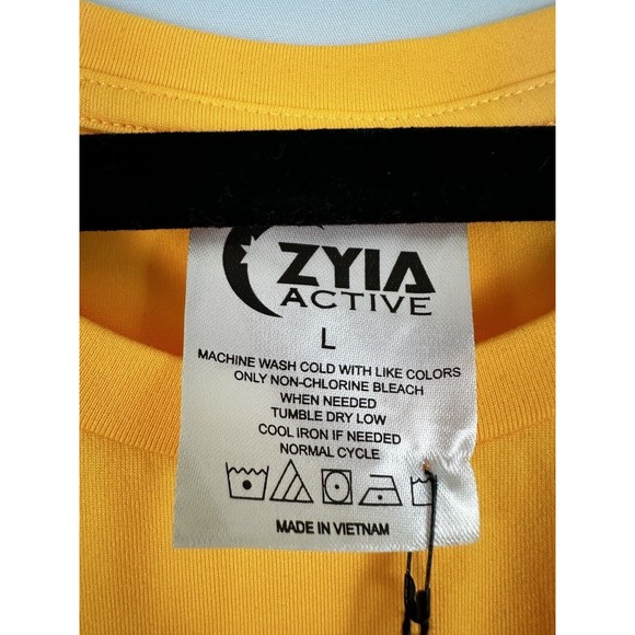 ZYIA Y Bengal Tank Top Mesh Y Muscle Sleeveless Logo Athletic Women’s Size Large - Picture 6 of 10